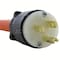 Ac Works Plug Adapter, STW, 6-50R, 5-15P, 6-50P, 5-15P, 1.5 ft., Orange WD515650-018 - alternate 3